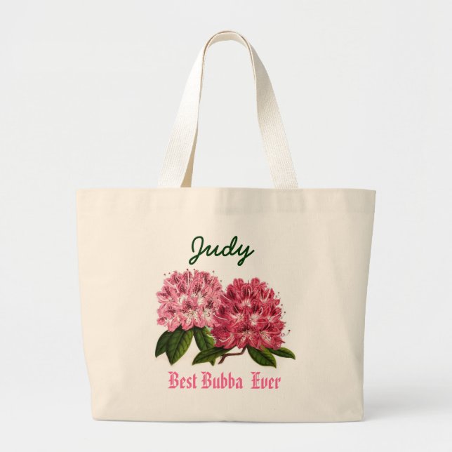 Grand Tote Bag Le meilleur rhododendron nommé toujours fait sur (Devant)
