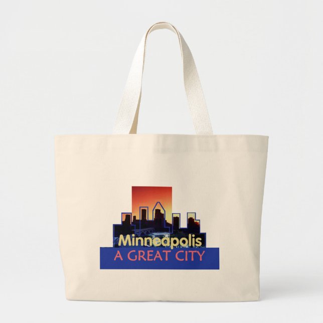 Grand Tote Bag Le Minnesota (Devant)