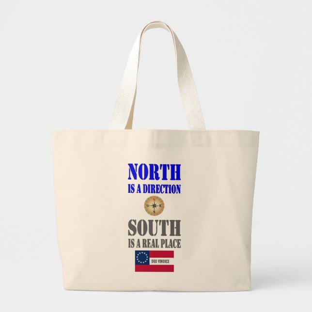 GRAND TOTE BAG LE NORD EST UNE DIRECTION (Devant)