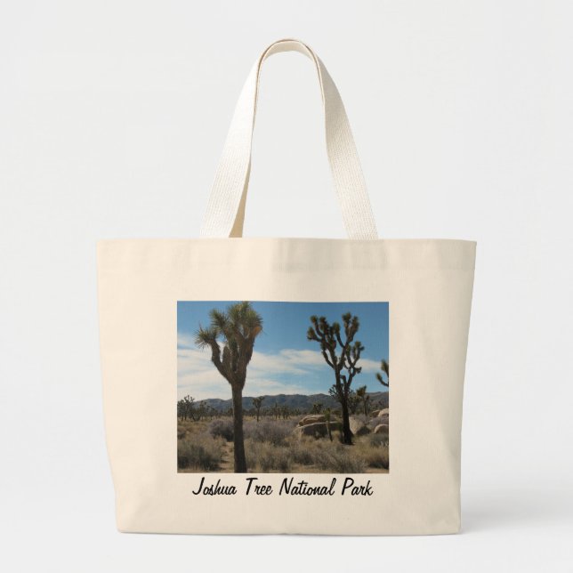 Grand Tote Bag Le Parc national de Joshua Tree (Devant)