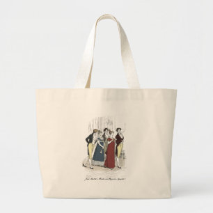 Grand Tote Bag Le parti Netherfield arrive - Fierté et Préjugé