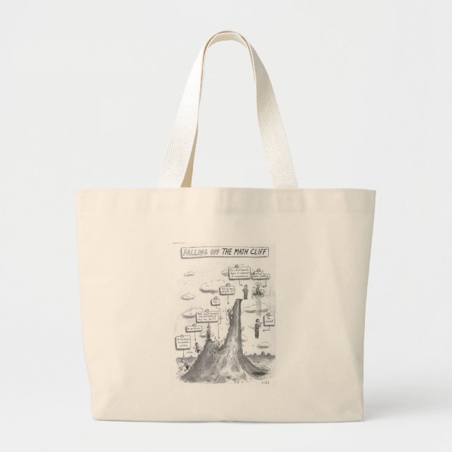 Grand Tote Bag Le processus de maths (Devant)