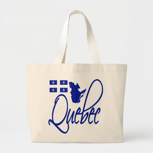 Grand Tote Bag Le Québec (Devant)