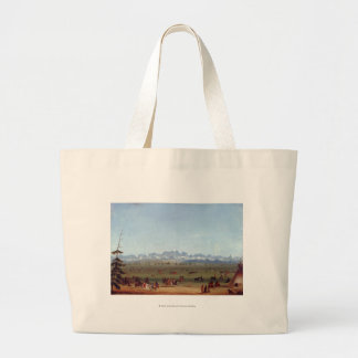 Grand Tote Bag Le rendez-vous près de la rivière Green