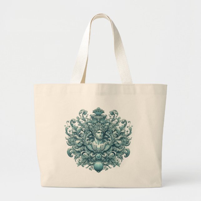Grand Tote Bag Le roi d'Aquamarin. (Devant)