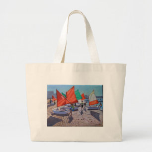 Grand Tote Bag Le rouge navigue Royan France