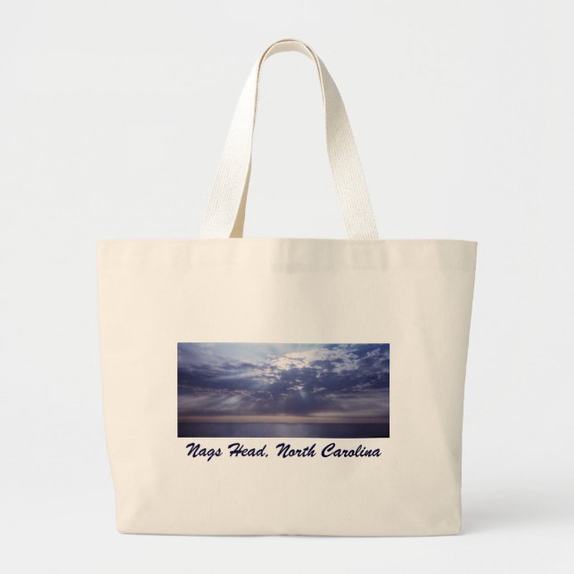 Grand Tote Bag le soleil rayonne la toile fourre-tout (Devant)