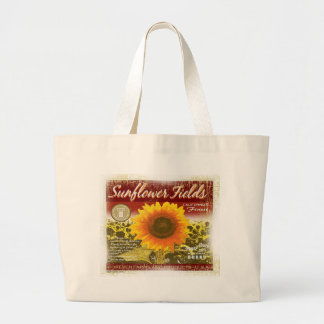 Grand Tote Bag Le tournesol met en place pour toujours