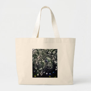 Grand Tote Bag Le ver A2 d'enroulement