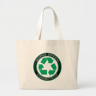 Grand Tote Bag Le vert allant réutilisent le Connecticut