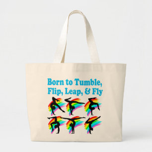 GRAND TOTE BAG LEAPING GYMNAST