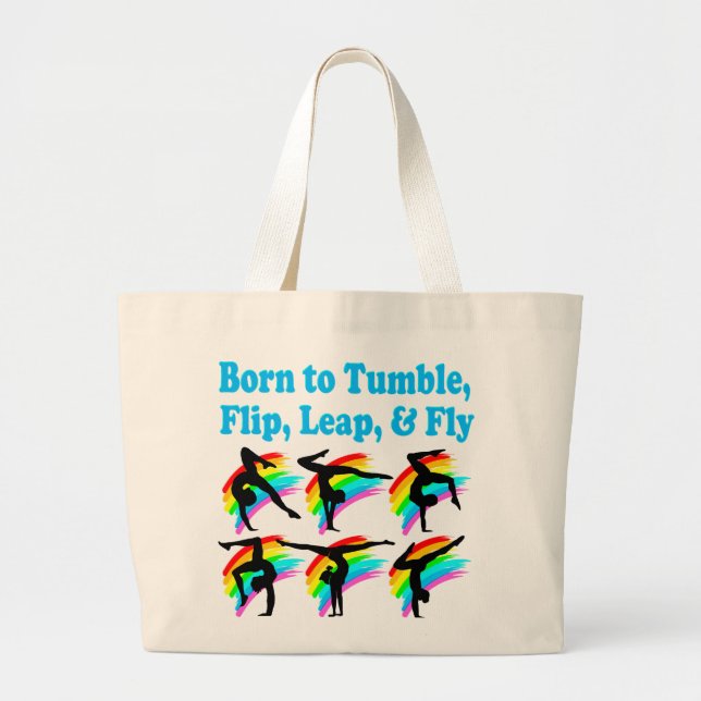 GRAND TOTE BAG LEAPING GYMNAST (Devant)