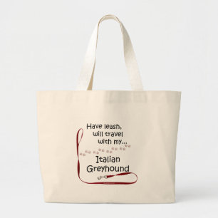 Grand Tote Bag Leash de voyage italien Greyhound