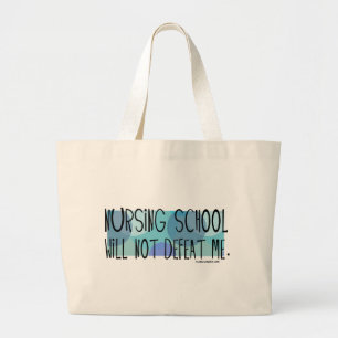 Grand Tote Bag L'école d'infirmières ne me défera pas