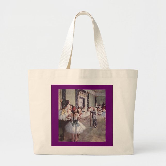 Grand Tote Bag Leçon de ballet d'Edgar Degas (Devant)