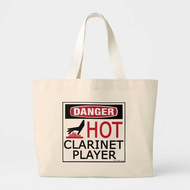 Grand Tote Bag Lecteur Hot Clarinet (Devant)