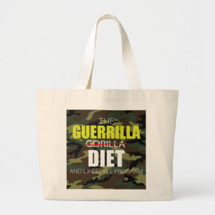 Grand Tote Bag L'éléphant Fourre-tout de régime de guérillero