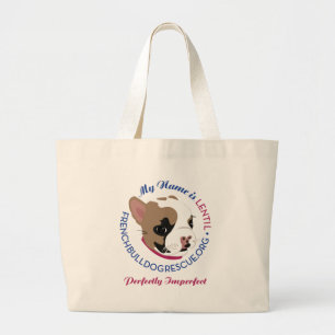 Grand Tote Bag Lentille, parfaitement imparfaite