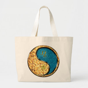 Grand Tote Bag Léo et singe de l'eau