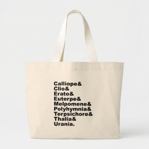 Grand Tote Bag Les 9 Muses telles que popularisées par la mytholo