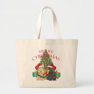 Grand Tote Bag Les aides du Père Noël