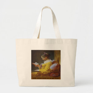 Grand Tote Bag Les amoureux des livres ne vont seul au lit jamais