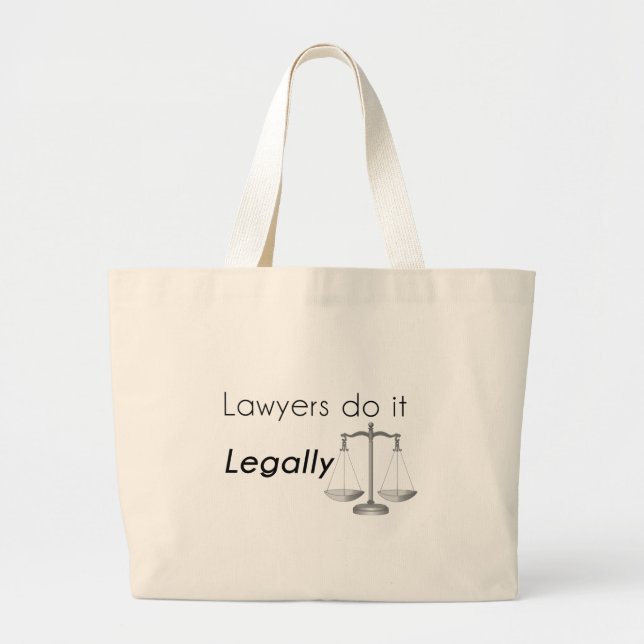 Grand Tote Bag Les avocats le font ! (Devant)