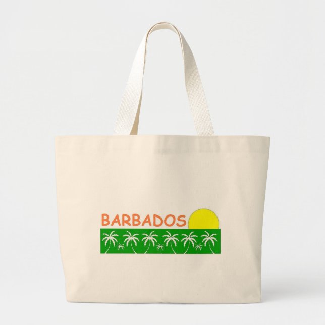 Grand Tote Bag Les Barbade (Devant)