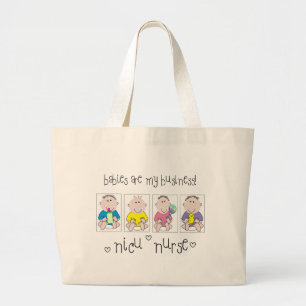 Grand Tote Bag Les cadeaux "bébés d'INFIRMIÈRE de NICU sont me