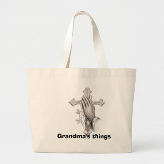 Grand Tote Bag Les choses de la grand-maman