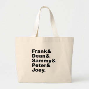 Grand Tote Bag Les Cinq Rats Frank Dean Sammy Joey et Peter