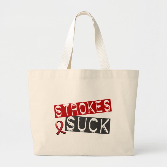 Grand Tote Bag Les courses sucent (Devant)