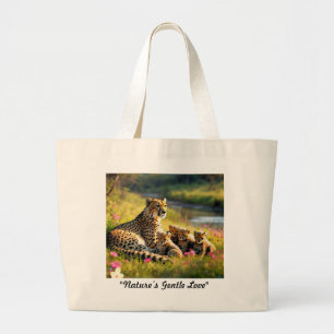 Grand Tote Bag "Les Cravates de famille en pleine nature"