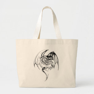 Grand Tote Bag Les dragons wyvern sont des créatures mythiques fa