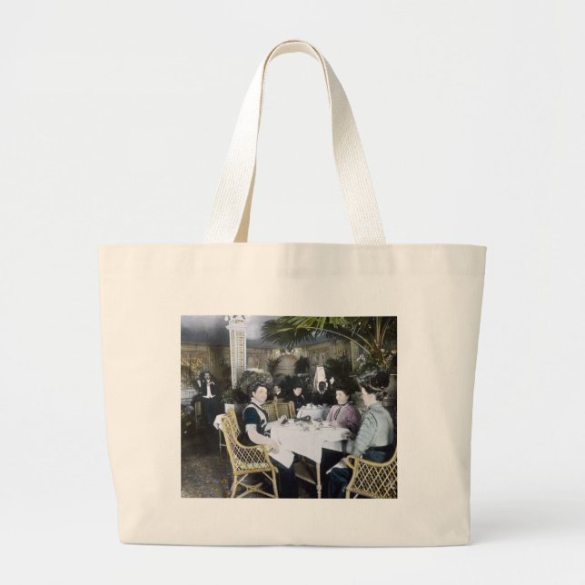 Grand Tote Bag Les ęrs passagers de classe de RMS Titanic (Devant)