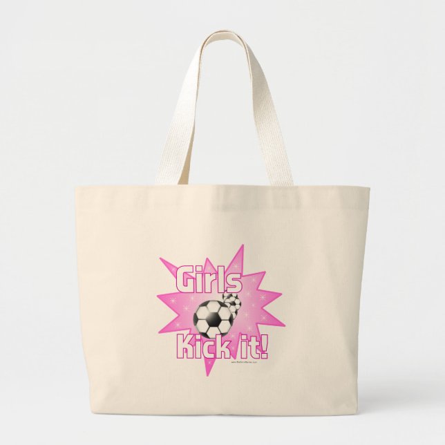 Grand Tote Bag Les filles le frappent (Devant)