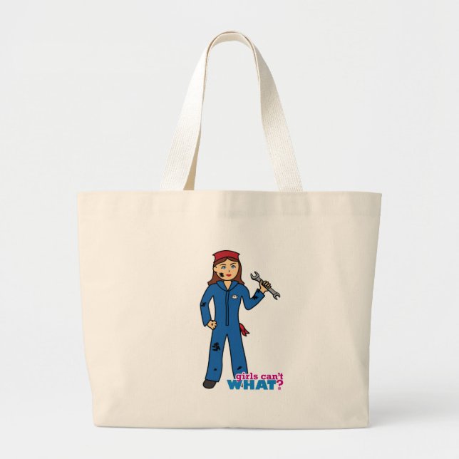 Grand Tote Bag  Les filles ne peuvent quoi ? Conception personnal (Devant)