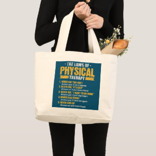 Grand Tote Bag Les lois de la physiothérapie