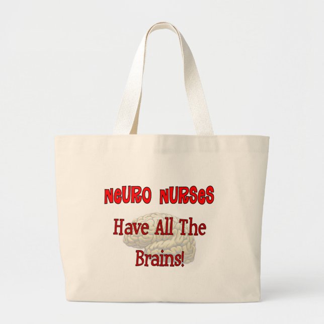 Grand Tote Bag Les neuro- infirmières des cadeaux "ont tous les (Devant)