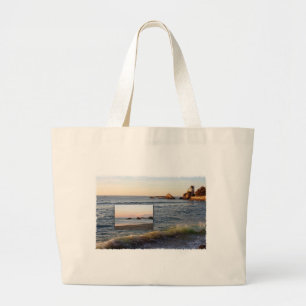 Grand Tote Bag Les plages du coucher de soleil