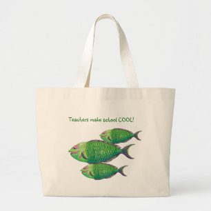 Grand Tote Bag Les professeurs font l'école se refroidir