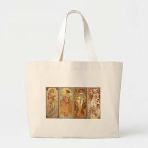 Grand Tote Bag Les Quatre Saisons Art Nourveau
