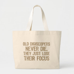 Grand Tote Bag Les vieux diacritiques ne meurent jamais