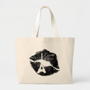 Grand Tote Bag Lèvres de J'aime Paris