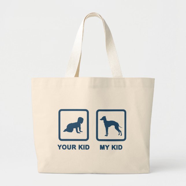 Grand Tote Bag Lévrier italien (Devant)