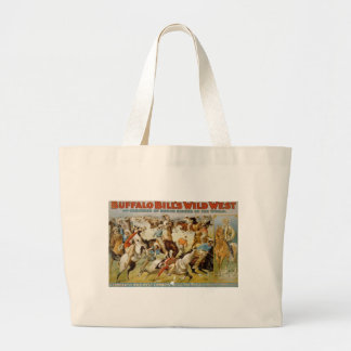Grand Tote Bag L'exposition occidentale sauvage de Buffalo Bill