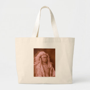 Grand Tote Bag L'homme blanc le court - corneille