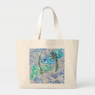 Grand Tote Bag Libellules