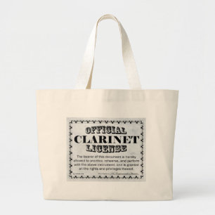 Grand Tote Bag Licence Clarinet