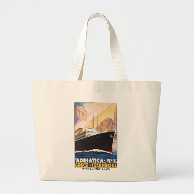 Grand Tote Bag Ligne Adriatica (Devant)
